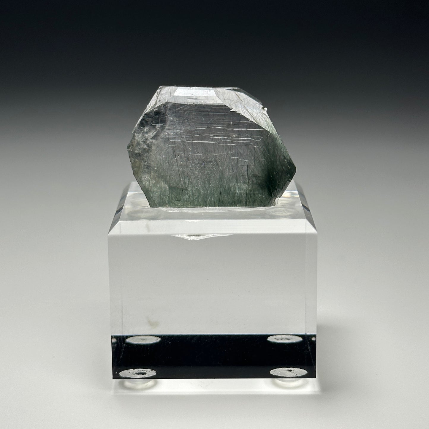 Byssolite included Fluorapatite