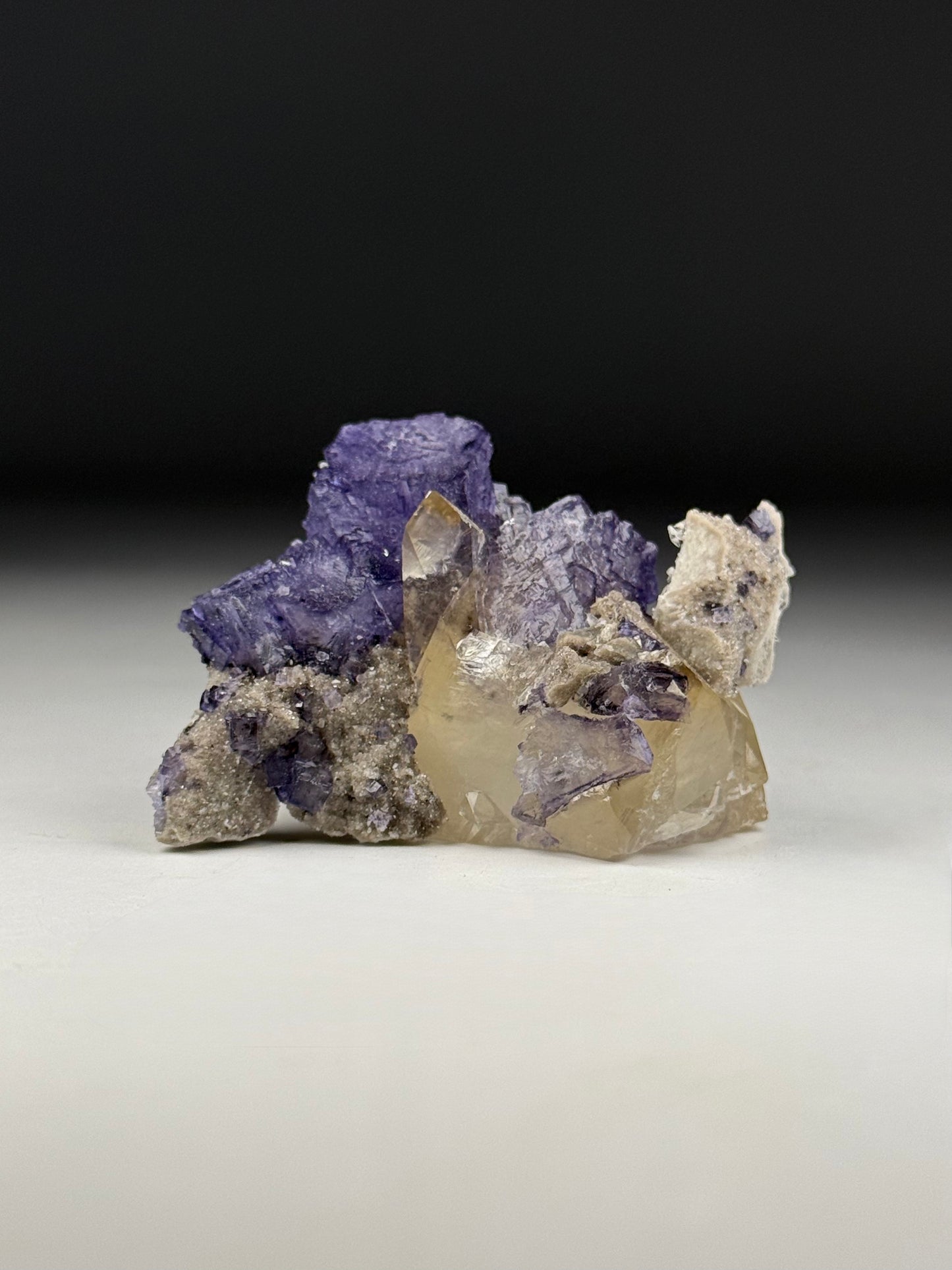 Fluorite w/ Calcite
