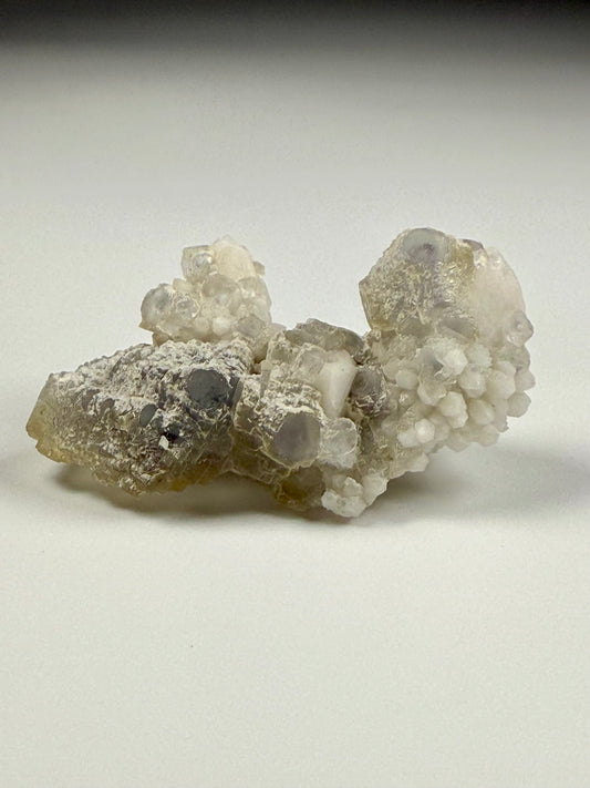 Candle Quartz w/Fluorite