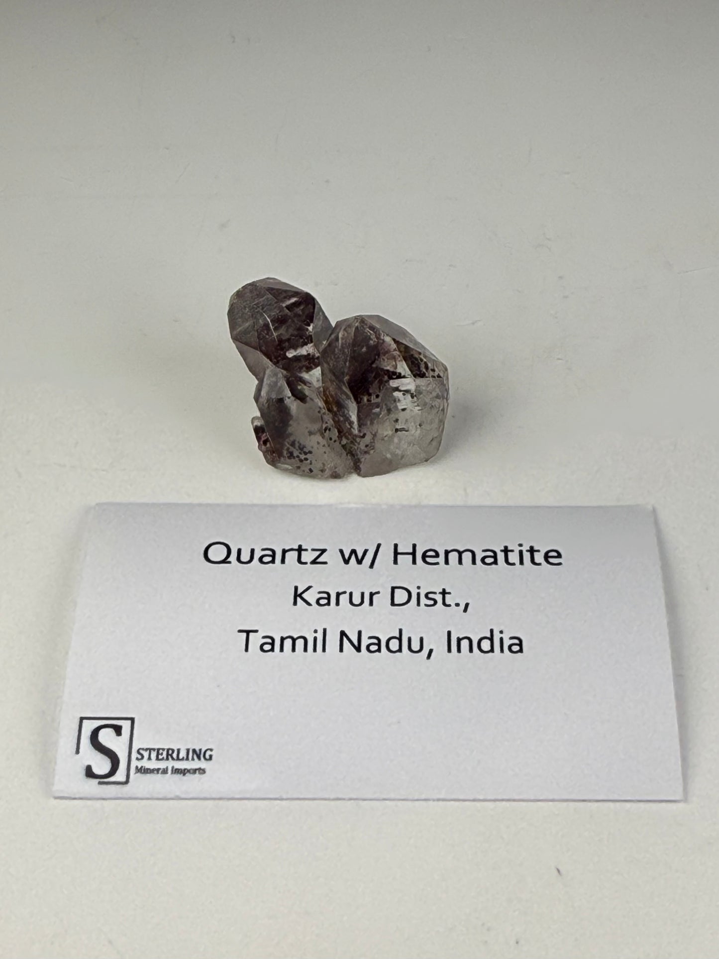 Quartz w/ Hematite
