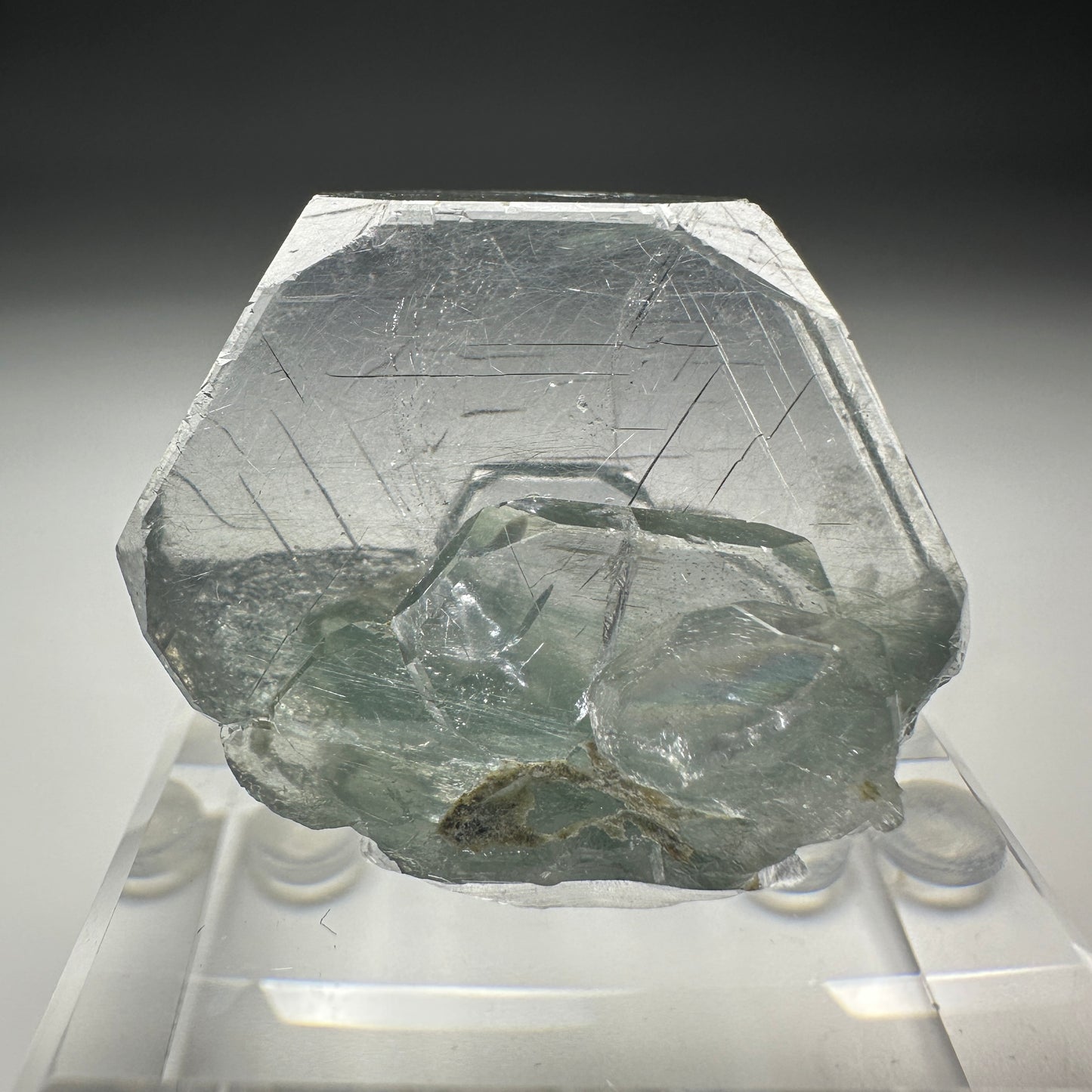 Byssolite included Fluorapatite