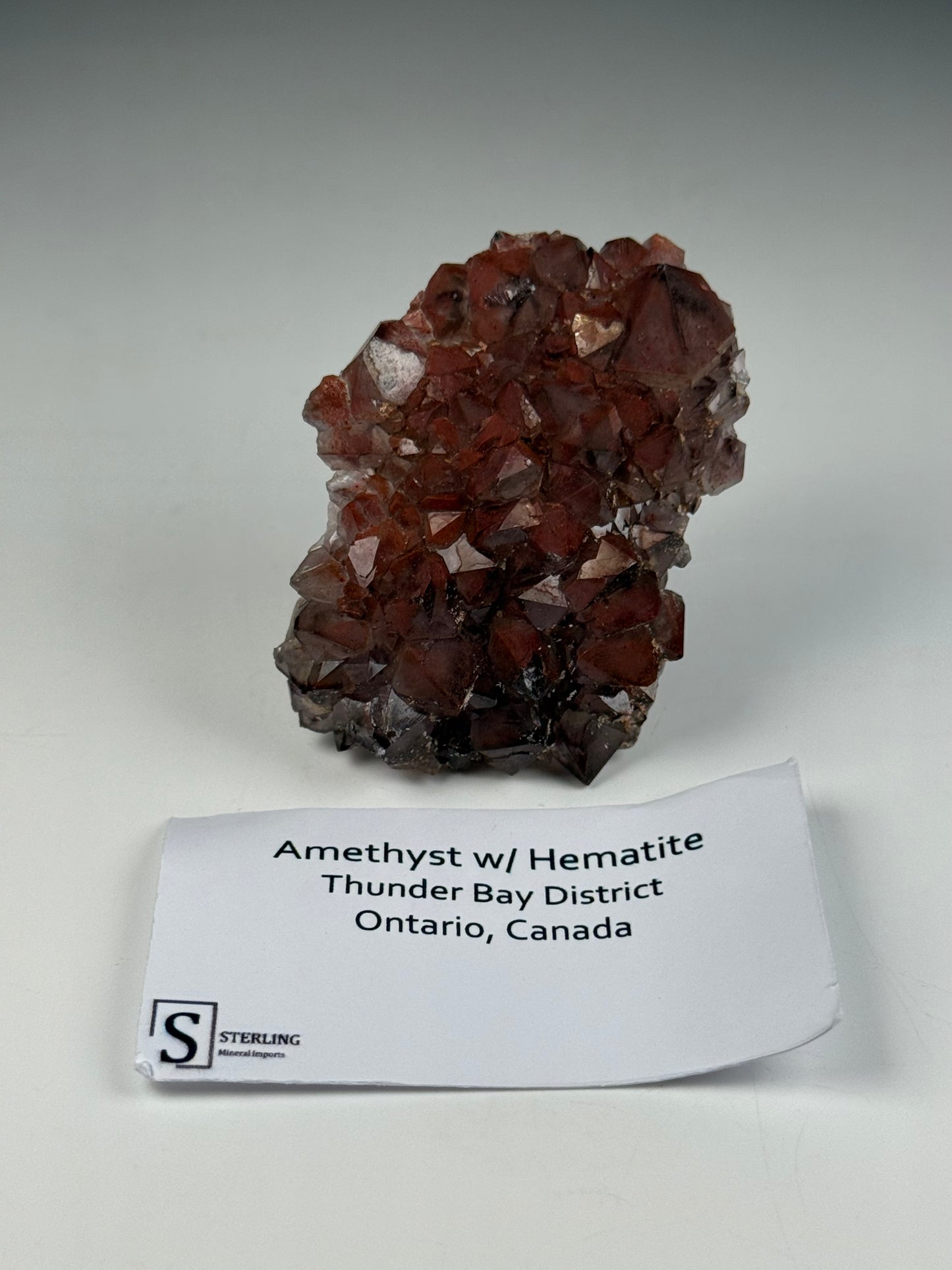 Amethyst w/ Hematite