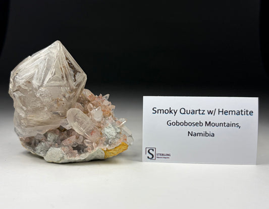 Smoky Quartz w/ Hematite