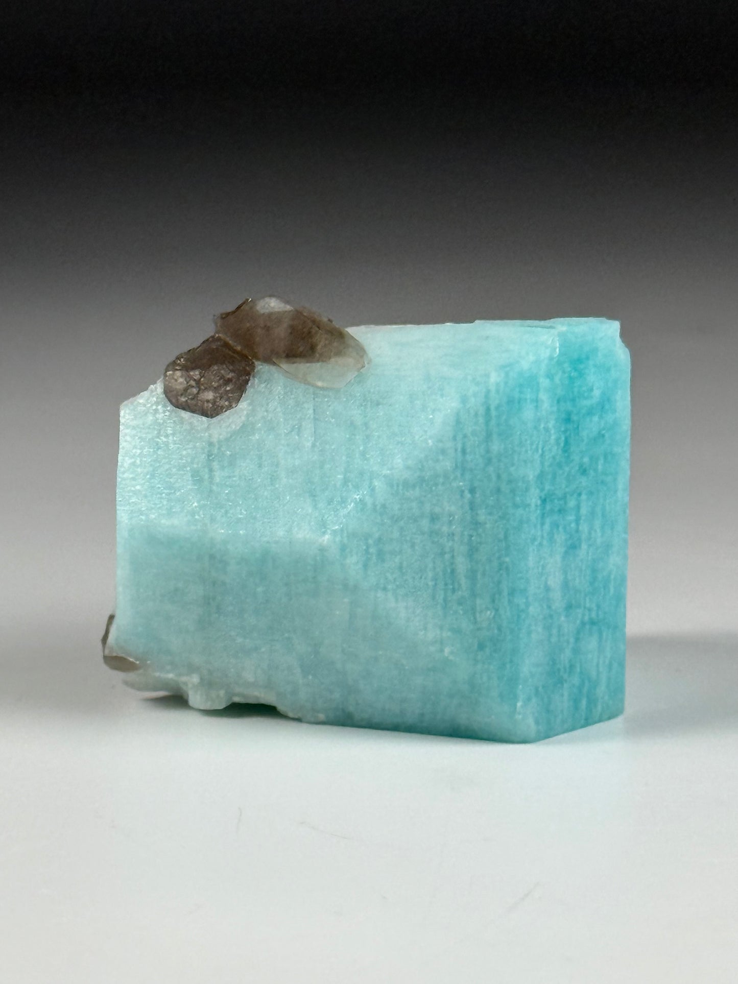 Amazonite with Smoky Quartz
