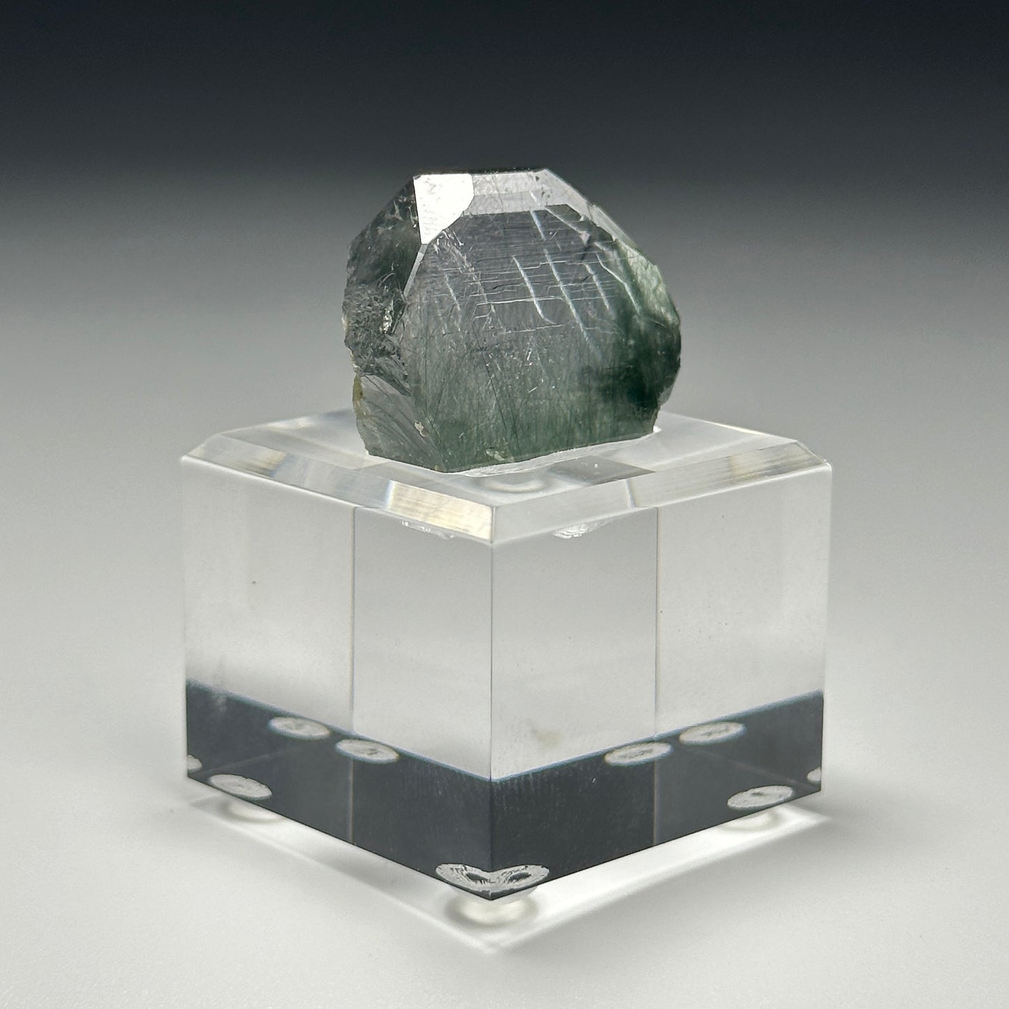 Byssolite included Fluorapatite