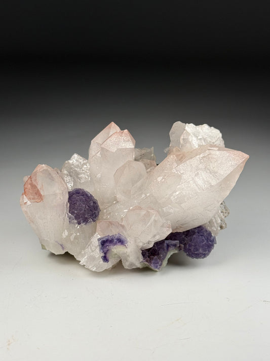 Fluorite on Quartz