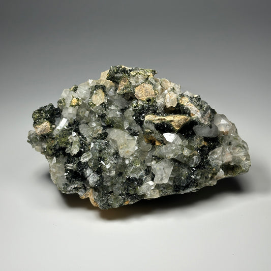 Epidote on Quartz