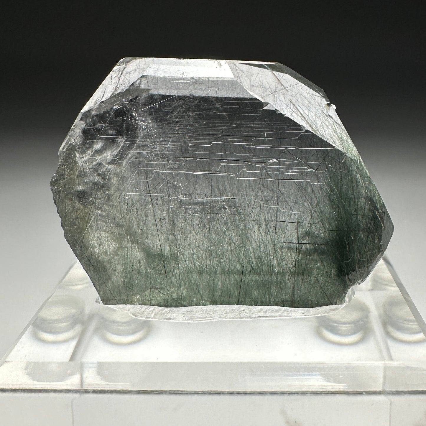 Byssolite included Fluorapatite