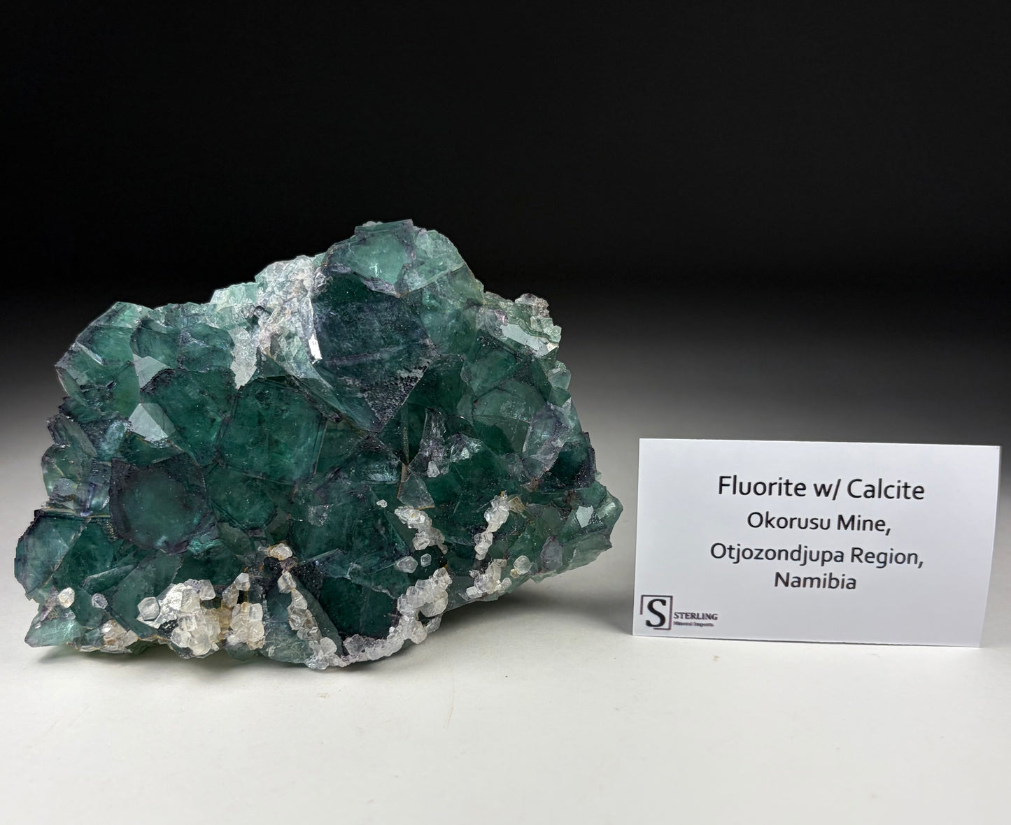Fluorite w/ Calcite
