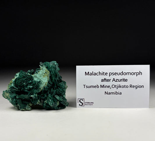 Malachite pseudo after Azurite