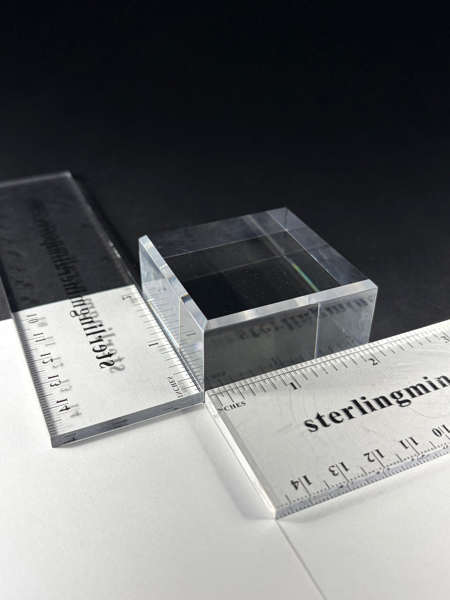 2x2x1 Acrylic Block