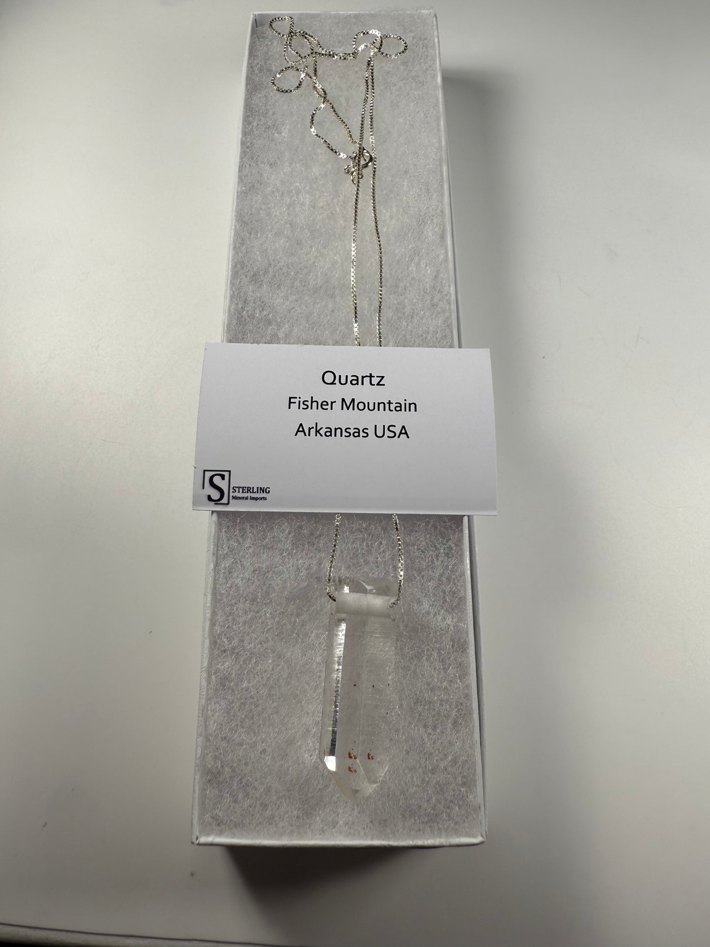 Quartz Pendant with chain
