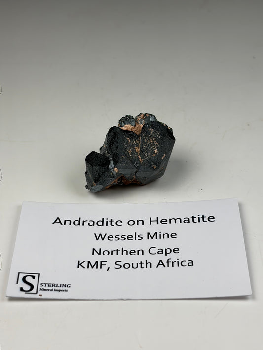 Andradite on Hematite