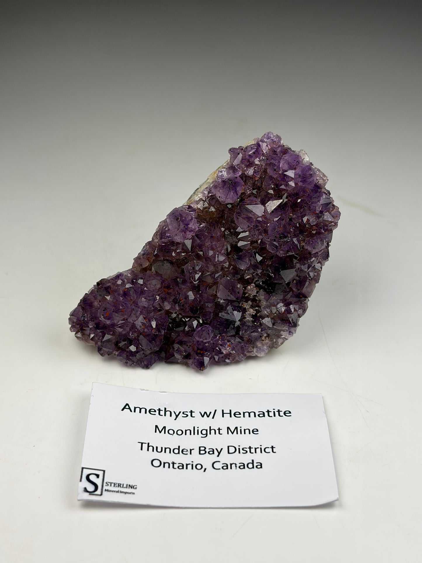 Amethyst w/ Hematite