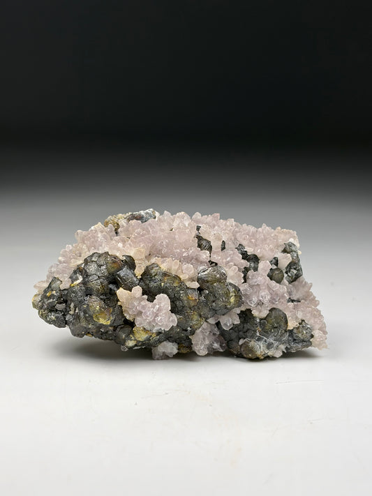 Amethyst over Sphalerite