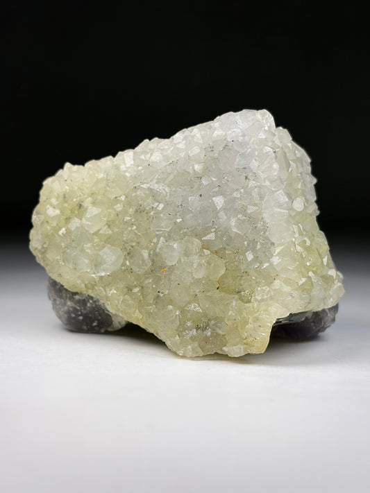 Quartz over Fluorite