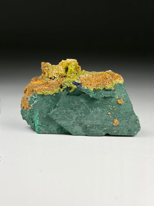Malachite ps. Azurite w/ Duftite