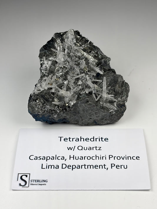 Tetrahedrite w/ Quartz