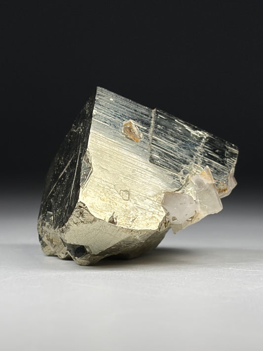 Pyrite on Quartz