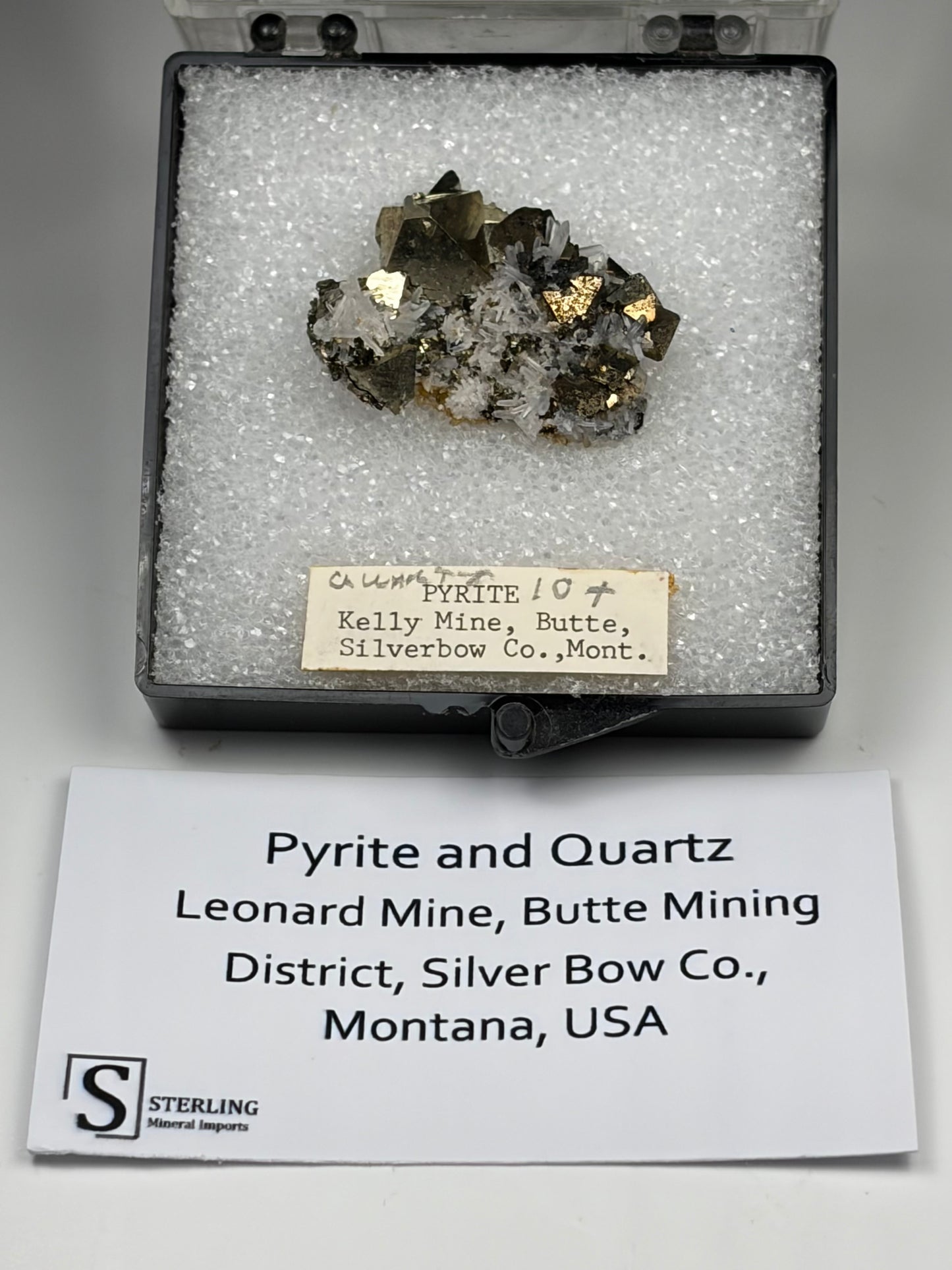 Pyrite and Quartz