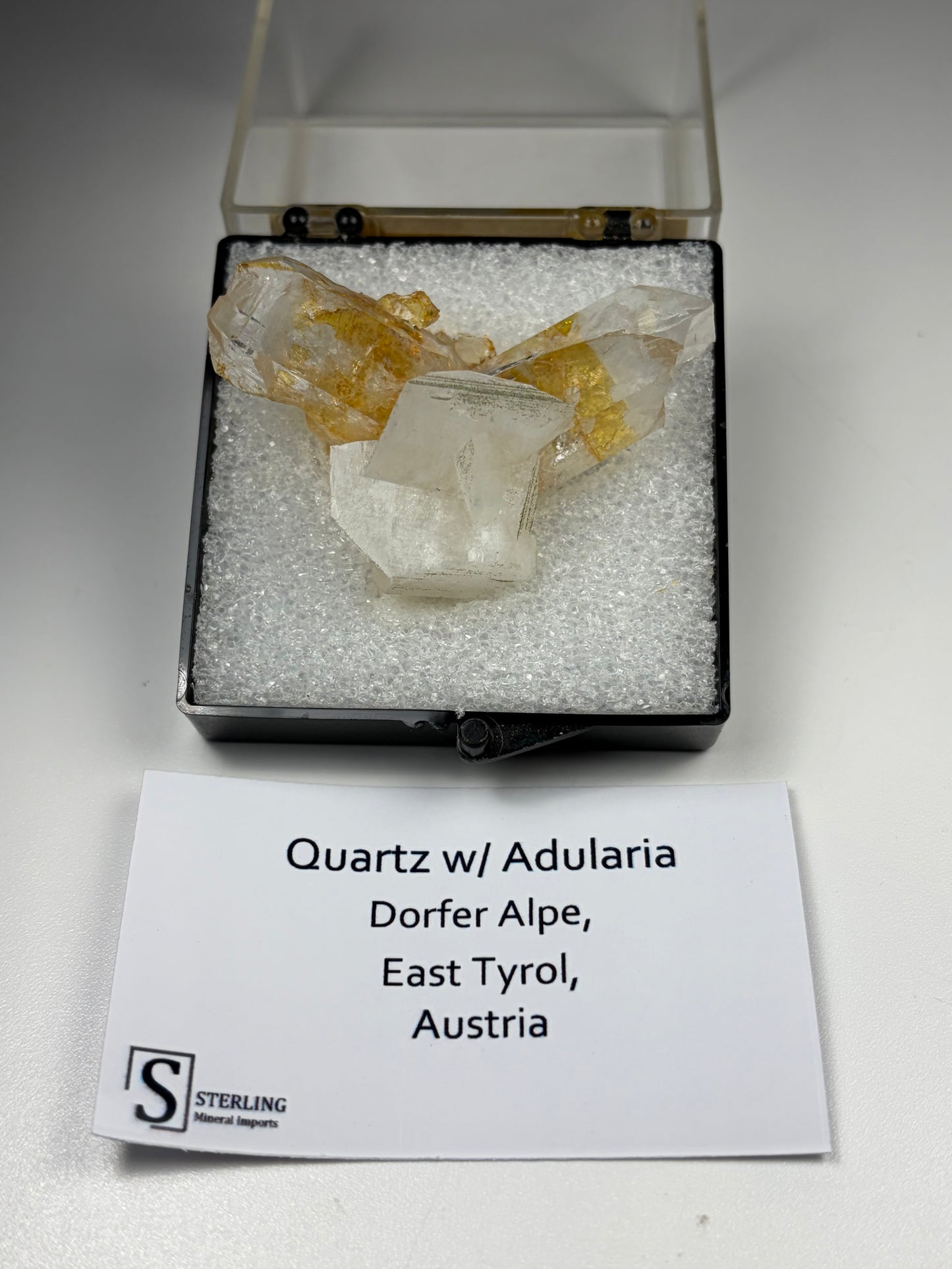 Quartz w/ Adularia