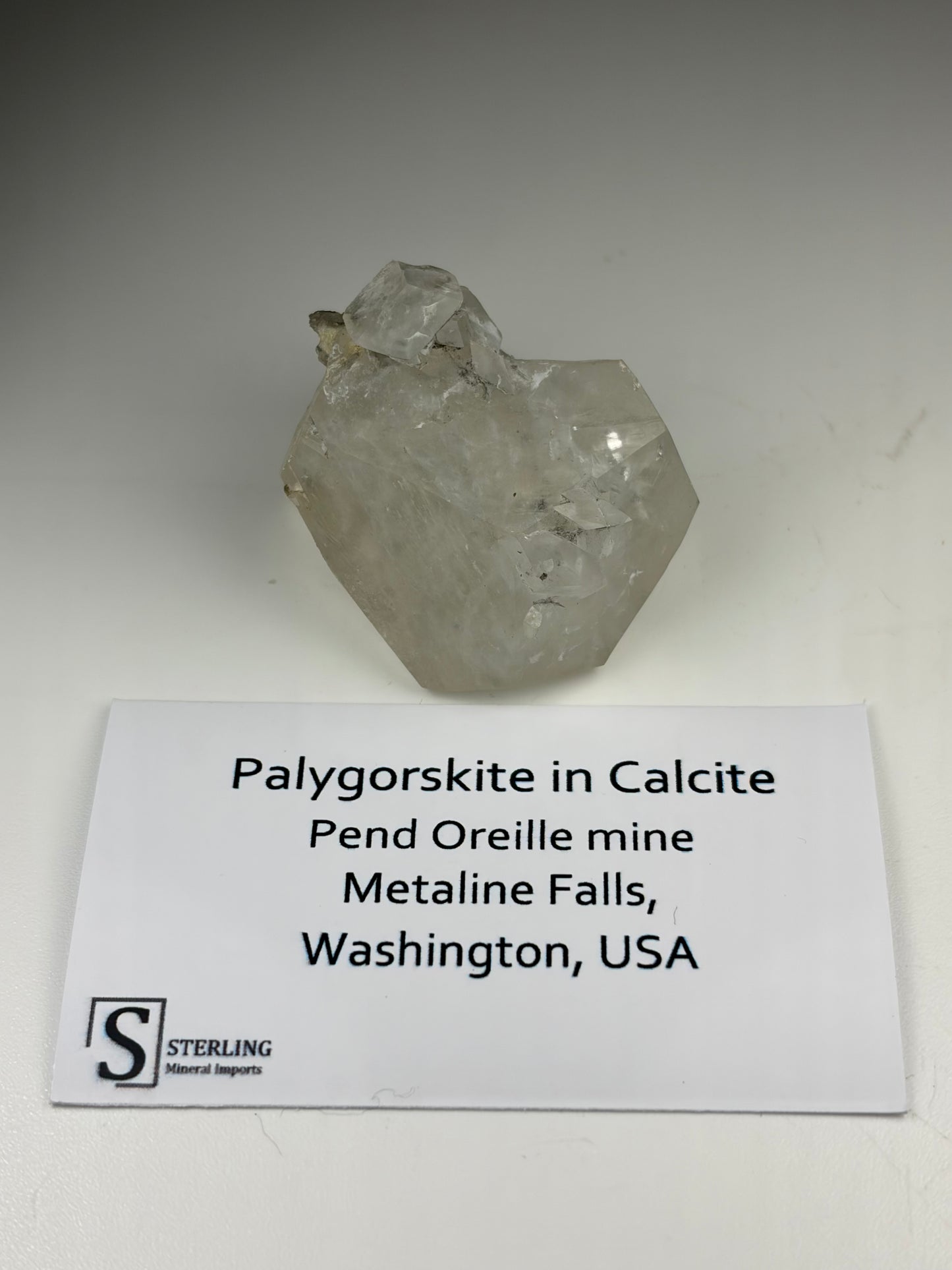 Palygorskite in Calcite