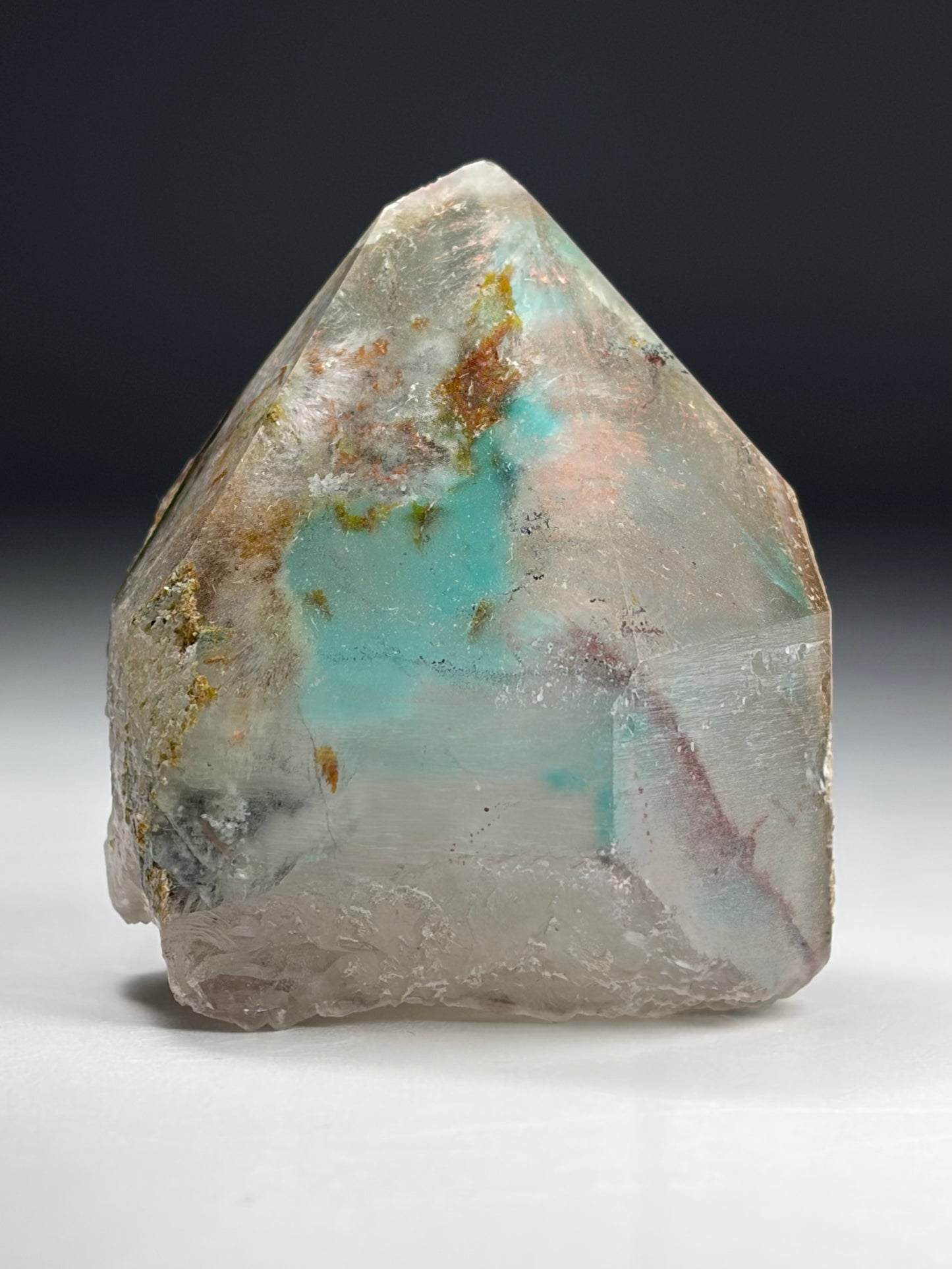 Ajoite in Quartz