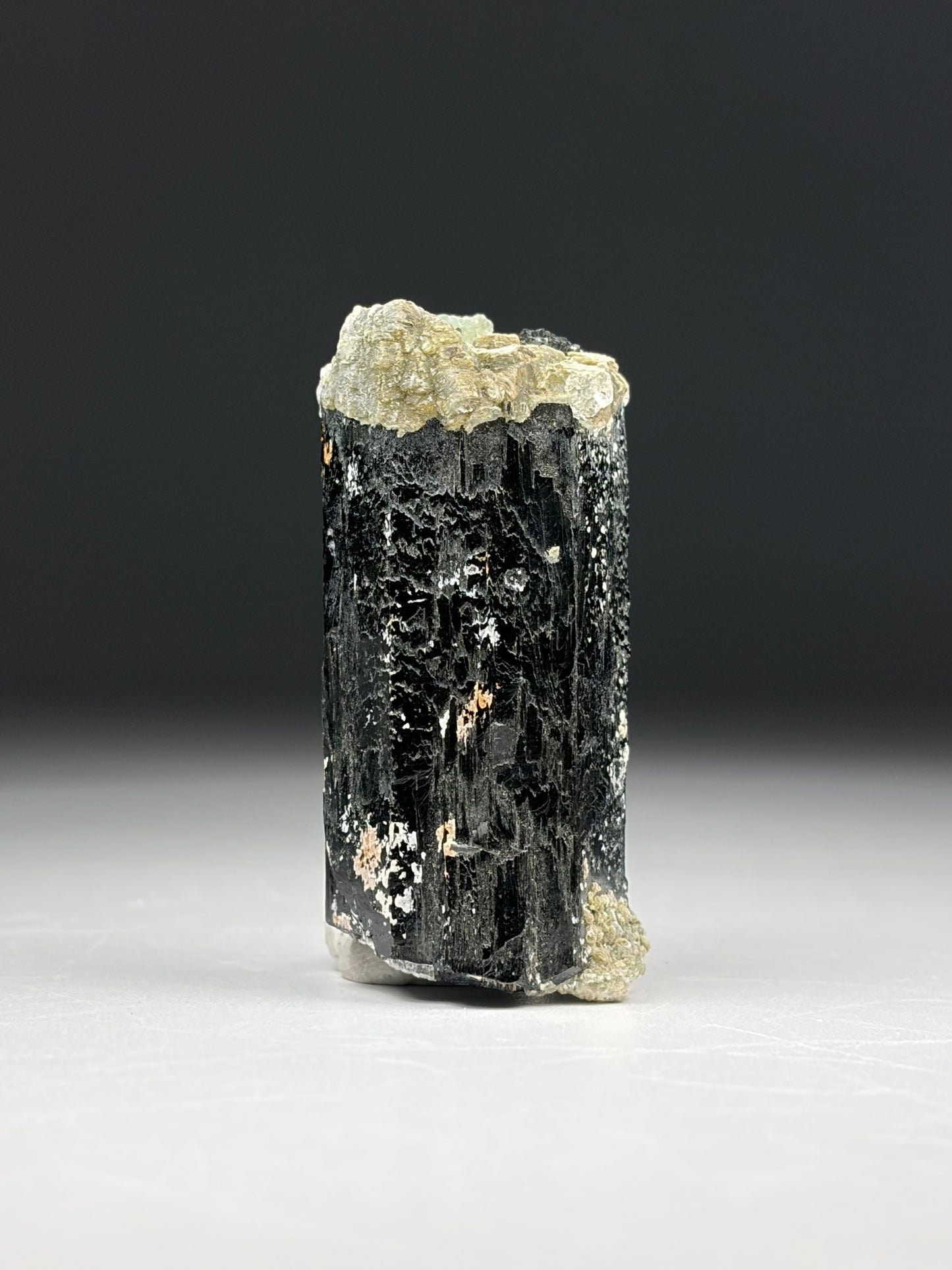 Fluorite on Black Tourmaline