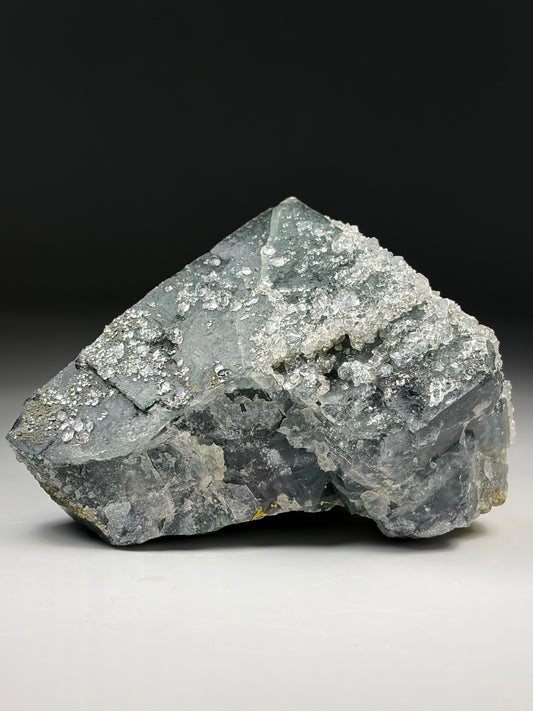 Quartz over Fluorite