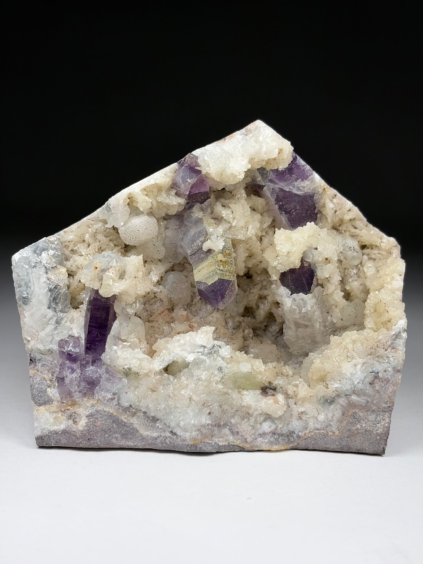 Amethyst w/ Calcite