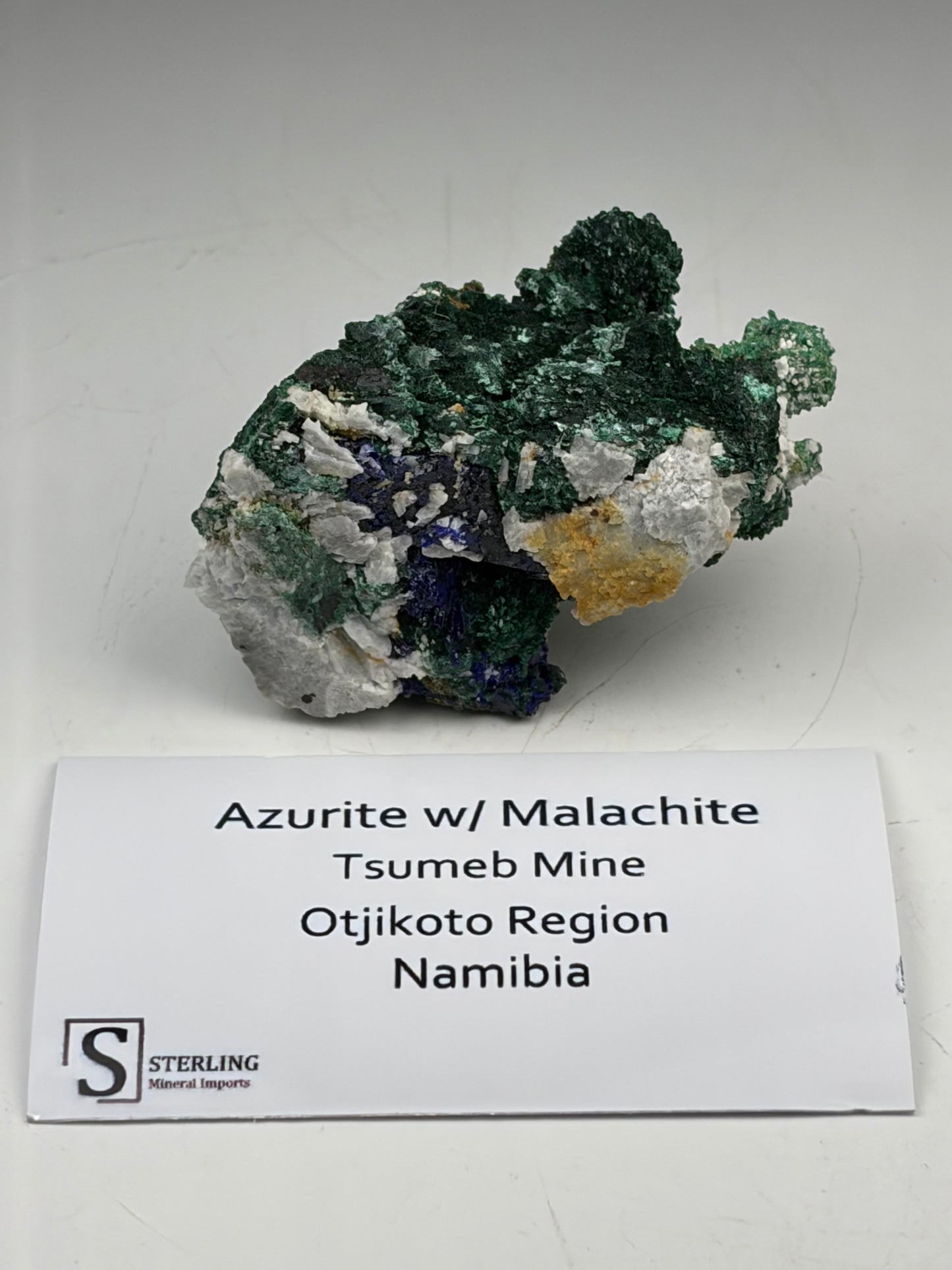 Azurite w/ Malachite