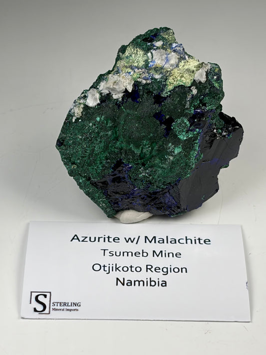Azurite w/ Malachite