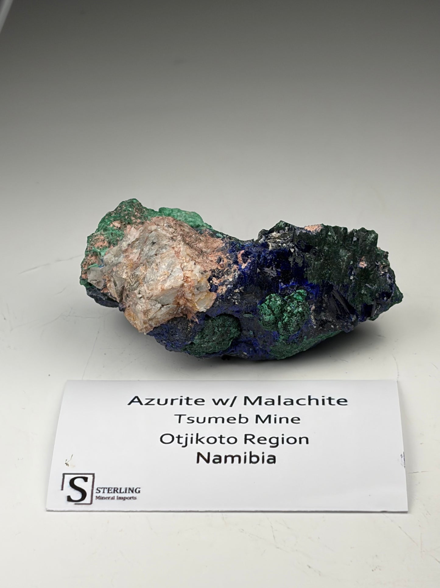 Azurite w/ Malachite