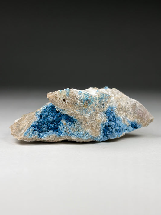 Shattuckite included Quartz