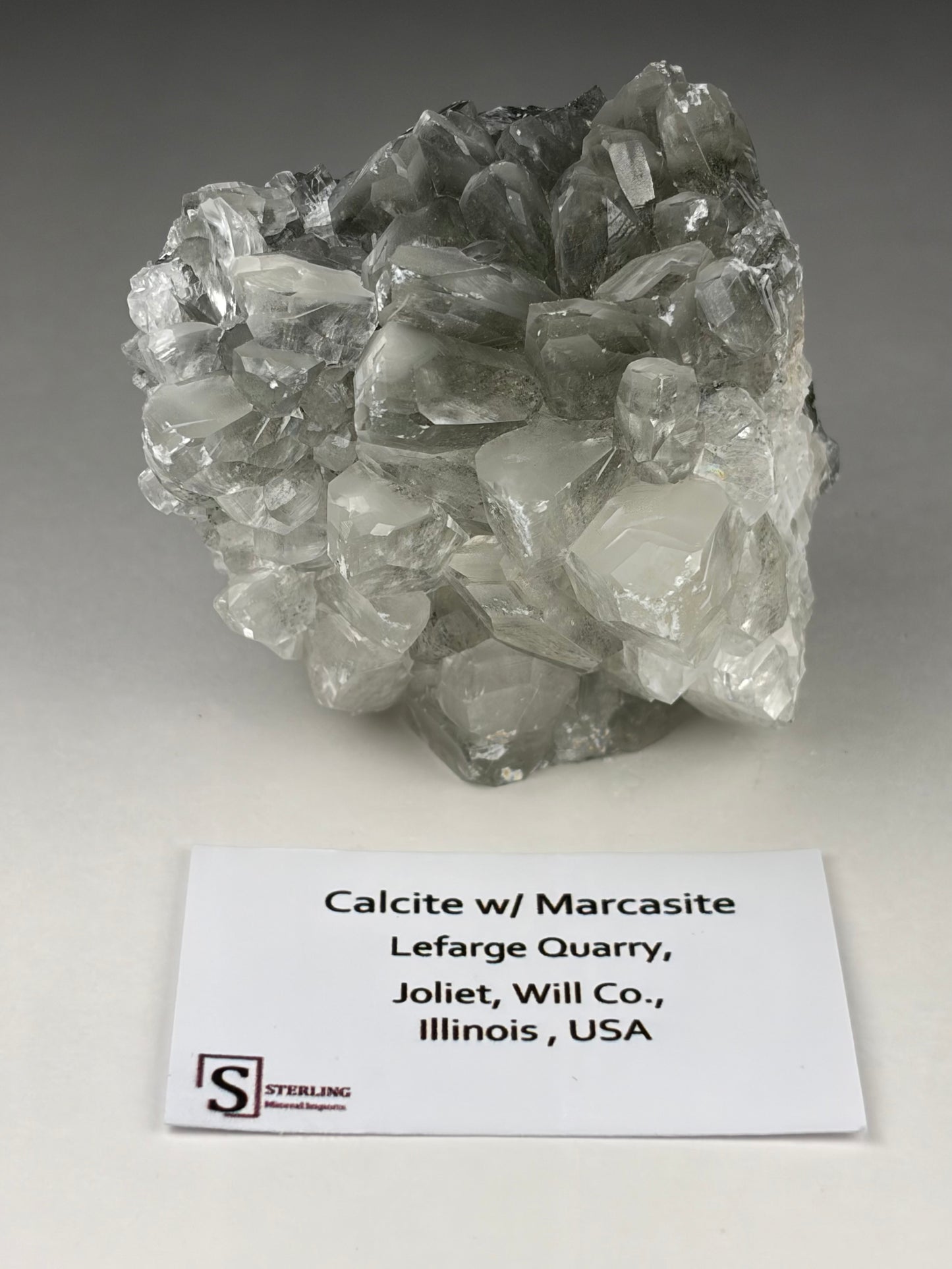 Calcite w/ Marcasite