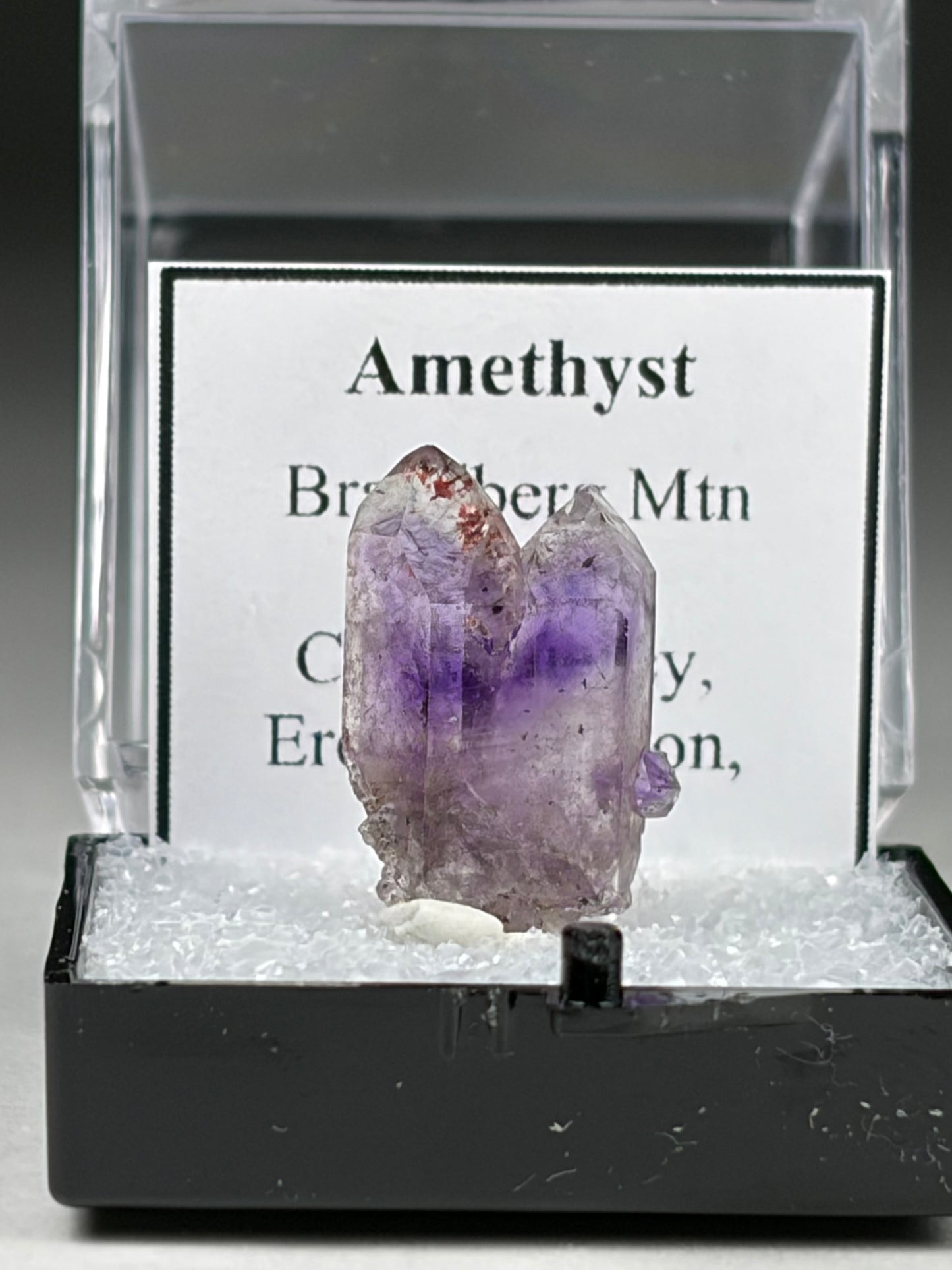 Amethyst in perky box