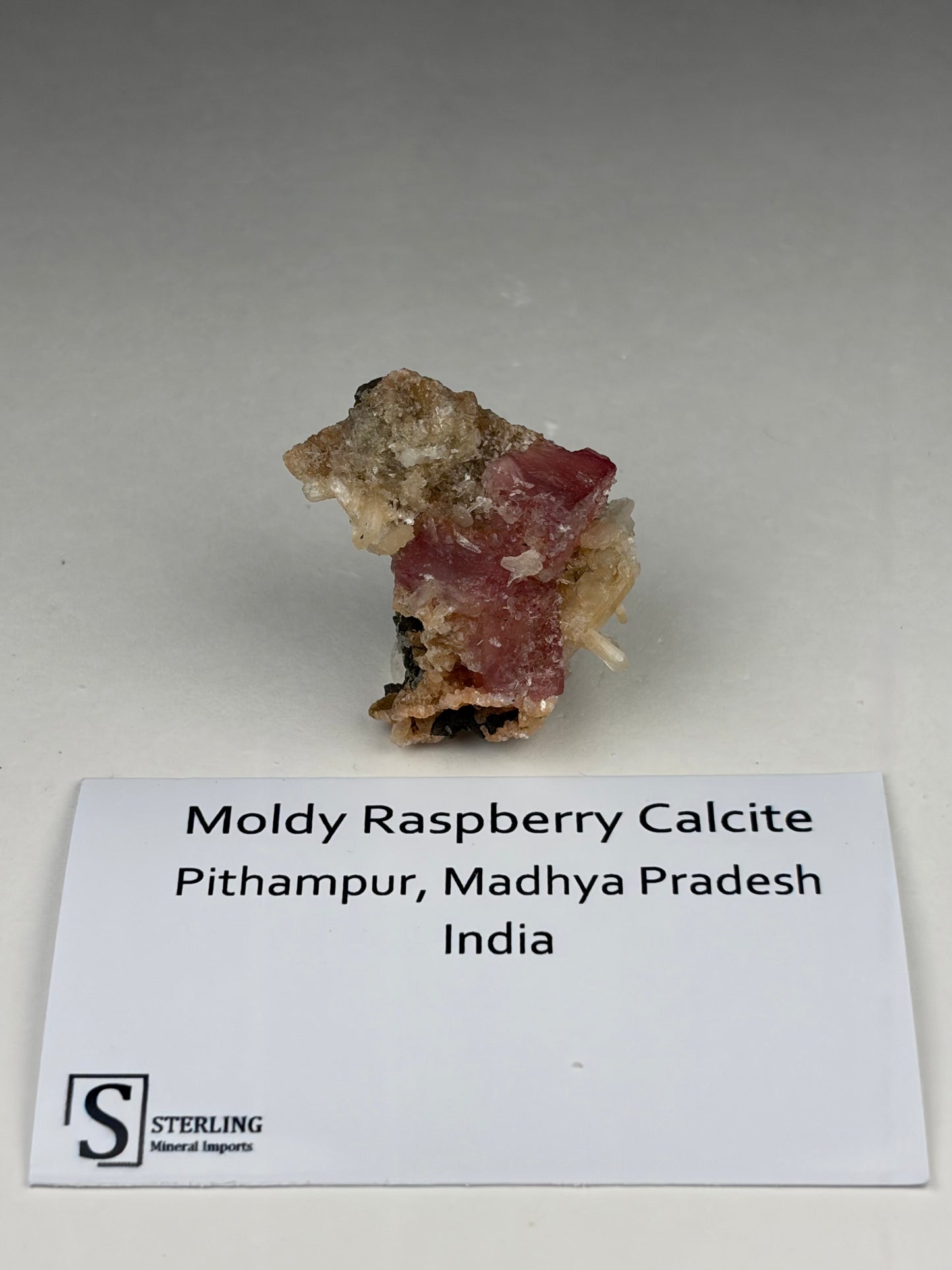 Moldy Raspberry Calcite