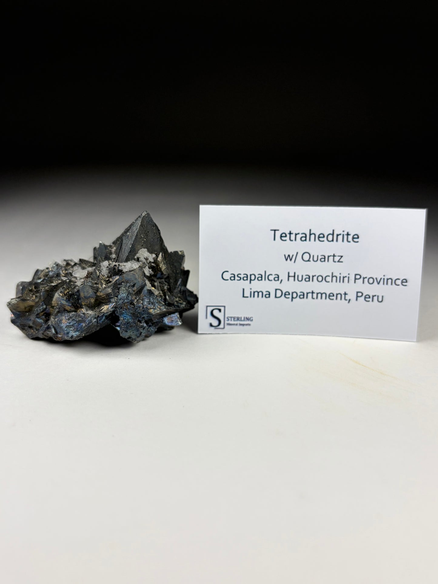 Tetrahedrite w/ Quartz