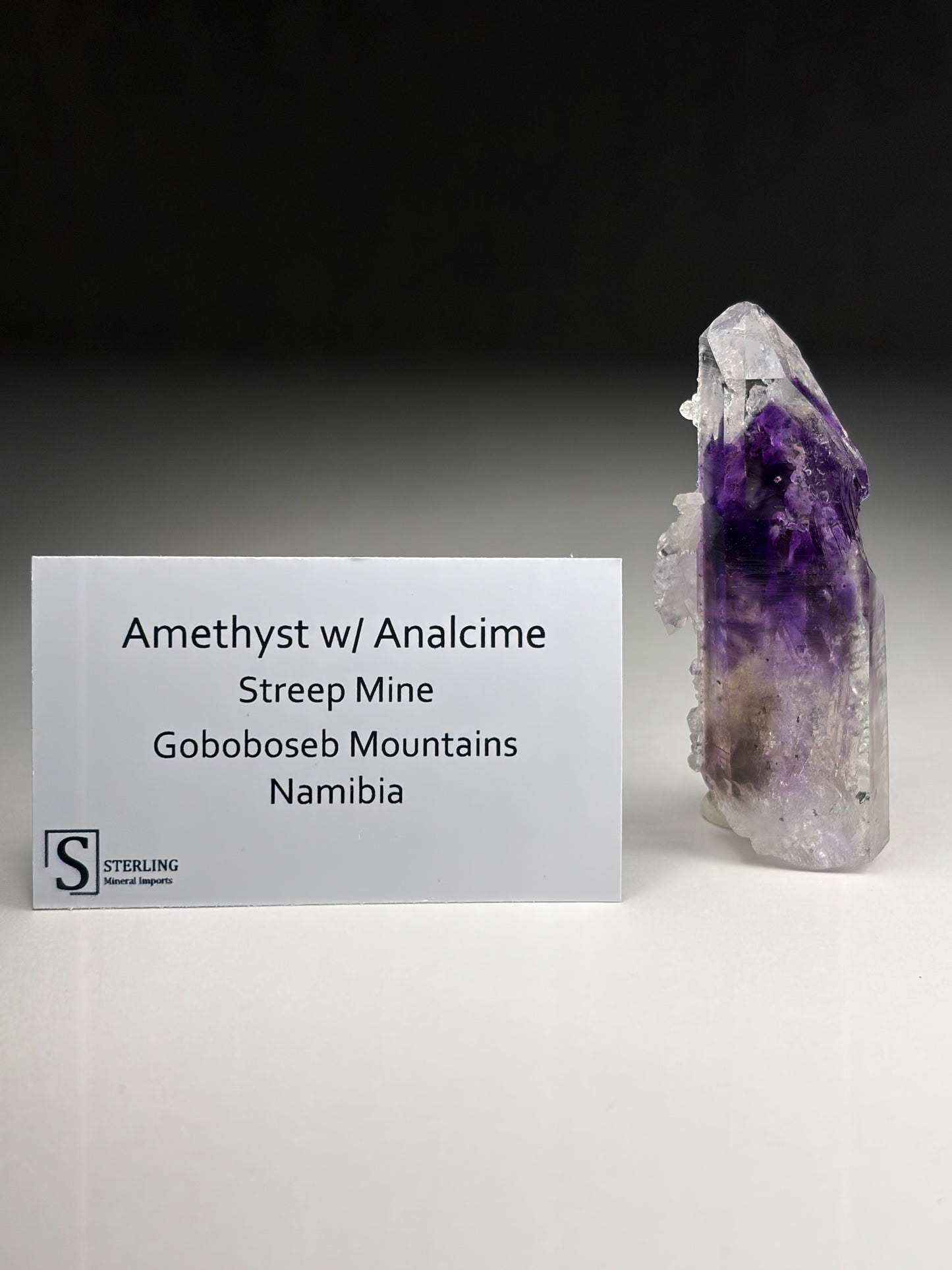 Amethyst w/ Analcime