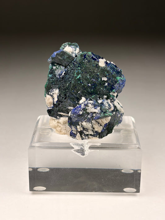 Malachite Pseudomorph after Azurite w/ Custom Stand