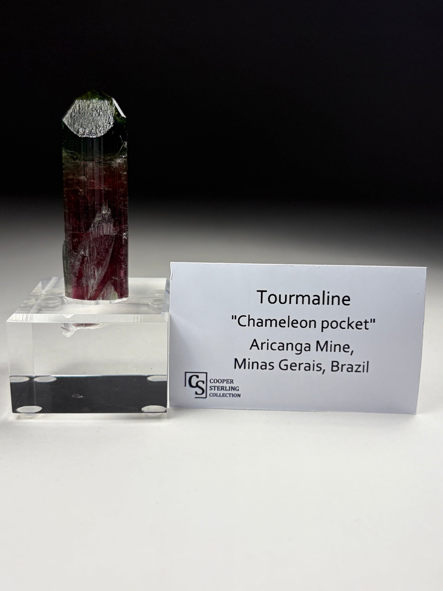 Tourmaline w/ Custom Stand