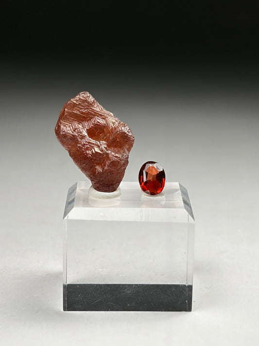 Spessartine Garnets-Cut & Rough