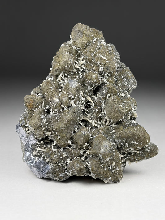 Cerussite on Galena