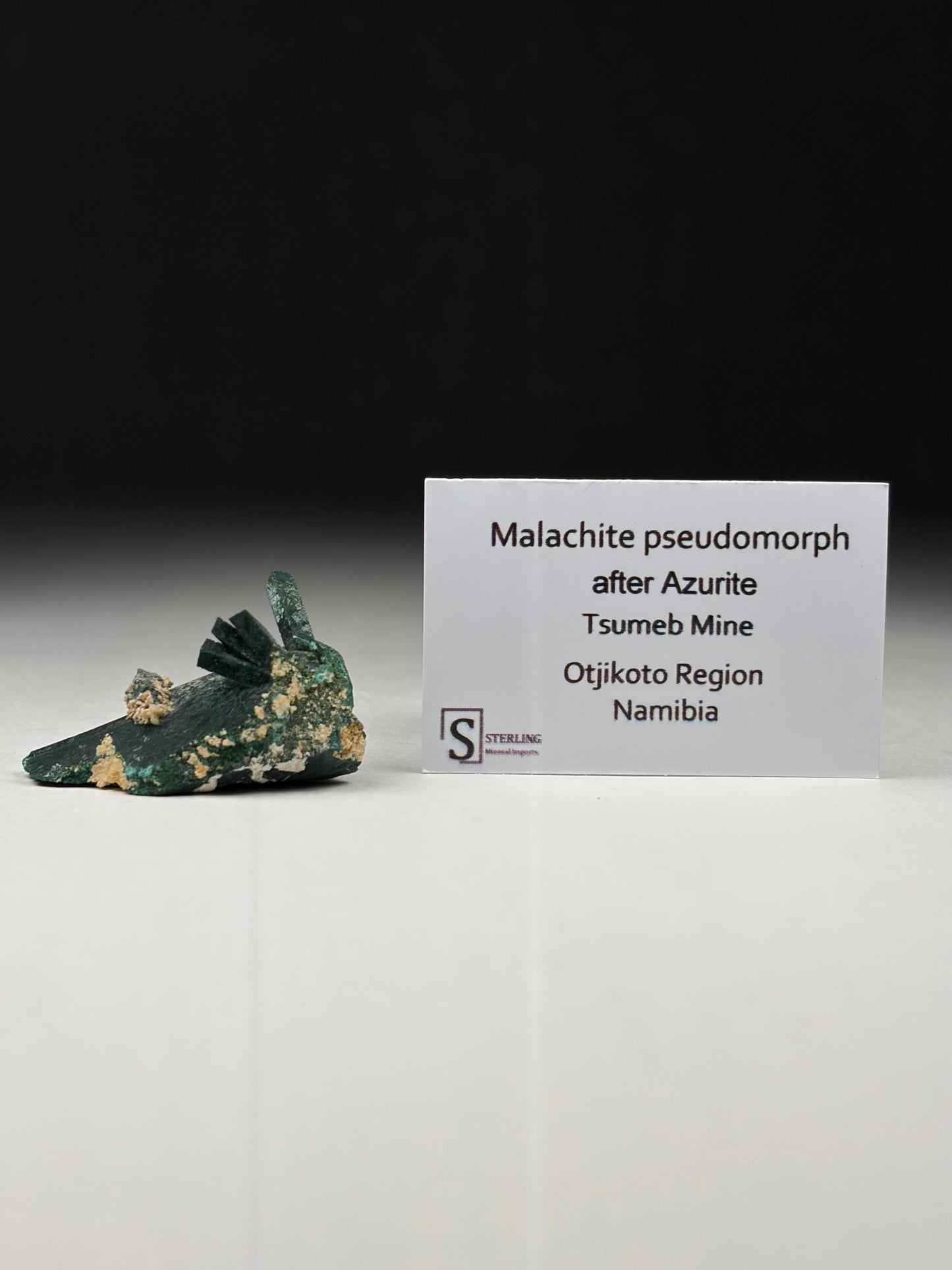 Malachite Pseudomorph after Azurite
