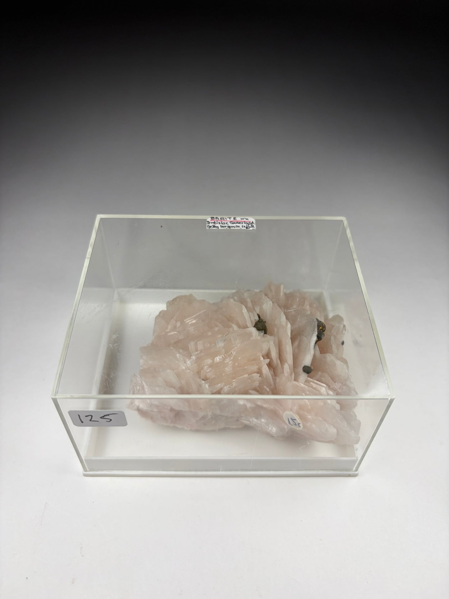 Barite w/ Chalcopyrite