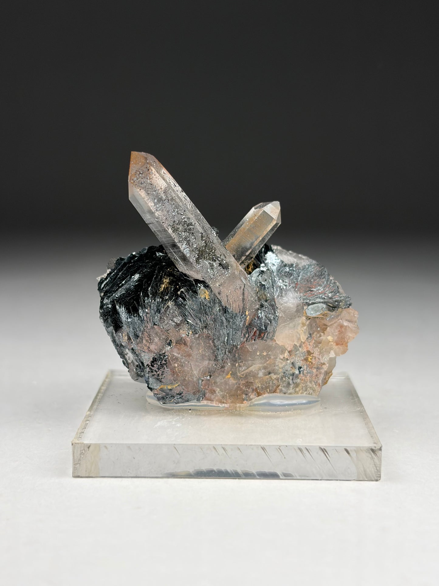 Quartz w/ Hematite