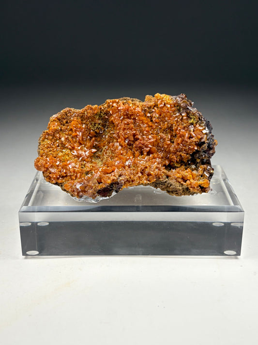 Wulfenite on Custom Stand