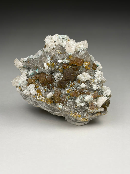 Sphalerite w/ Dolomite and Aurichalcite