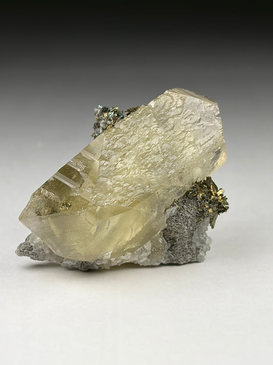 Barite w/ Marcasite and Calcite