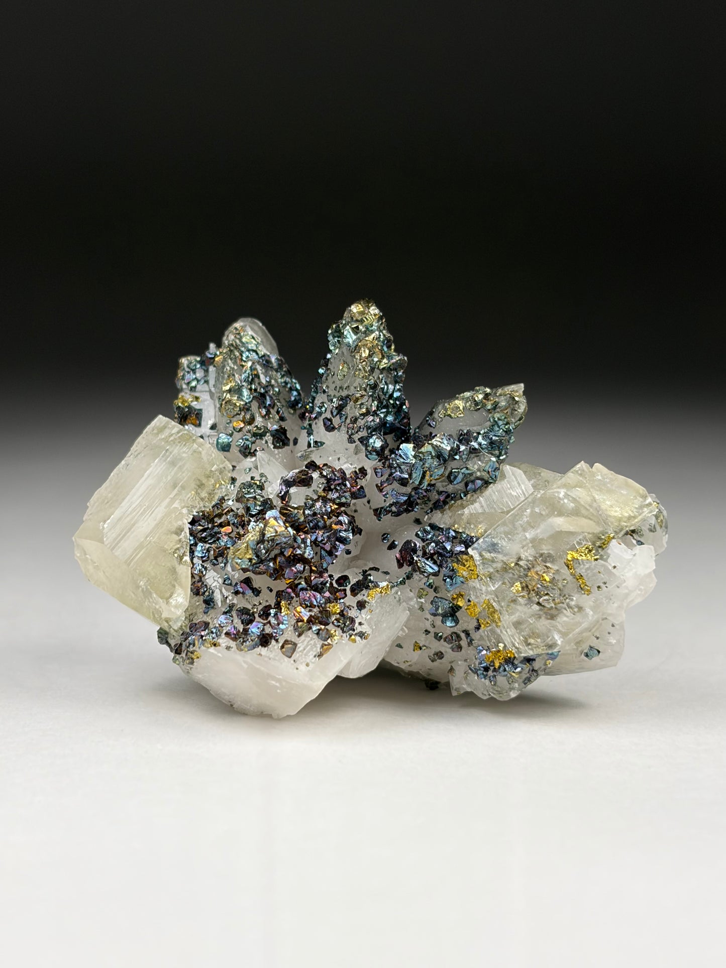 Calcite w/ Chalcopyrite